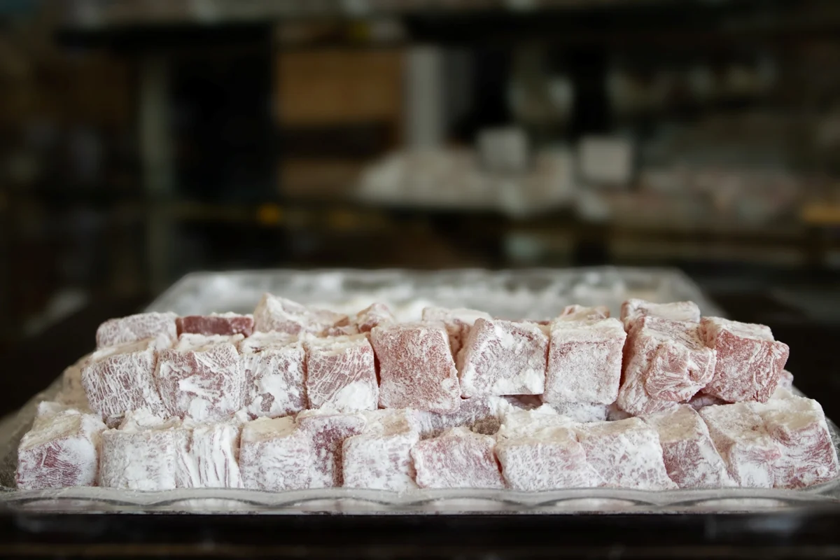 Pudralı Gul Lokumu 1 Kg